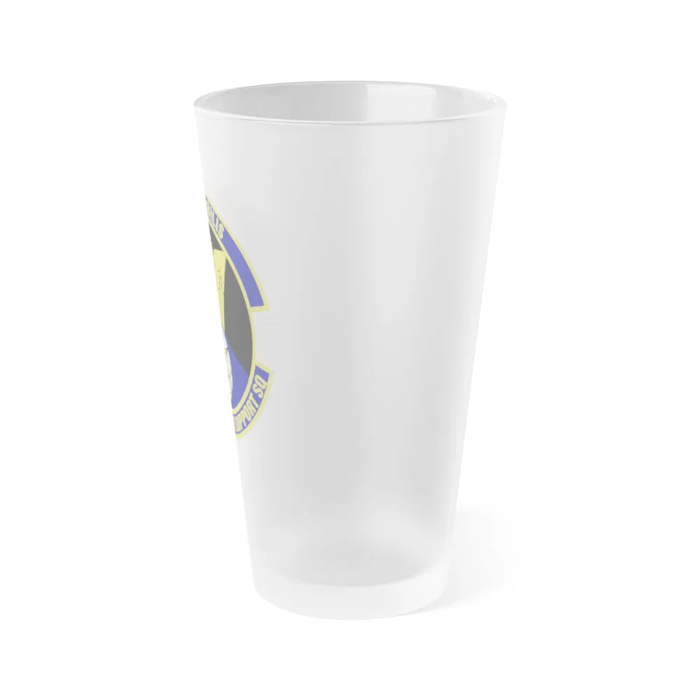 316th Operations Support Squadron (U.S. Air Force) Frosted Pint Glass 16oz-Go Mug Yourself