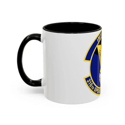 316th Operations Support Squadron (U.S. Air Force) Accent Coffee Mug - Go Mug Yourself