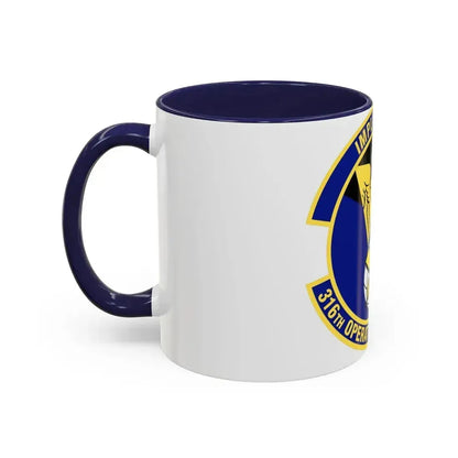 316th Operations Support Squadron (U.S. Air Force) Accent Coffee Mug - Go Mug Yourself