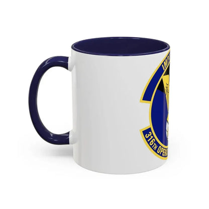 316th Operations Support Squadron (U.S. Air Force) Accent Coffee Mug - Go Mug Yourself