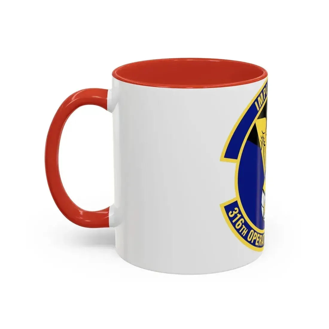 316th Operations Support Squadron (U.S. Air Force) Accent Coffee Mug - Go Mug Yourself