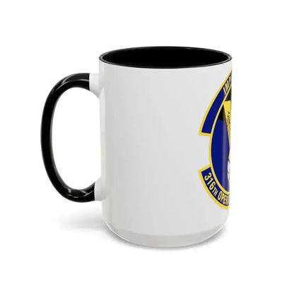 316th Operations Support Squadron (U.S. Air Force) Accent Coffee Mug - Go Mug Yourself