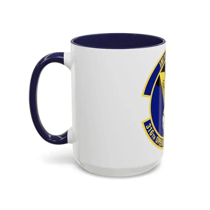 316th Operations Support Squadron (U.S. Air Force) Accent Coffee Mug - Go Mug Yourself