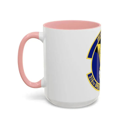 316th Operations Support Squadron (U.S. Air Force) Accent Coffee Mug - Go Mug Yourself