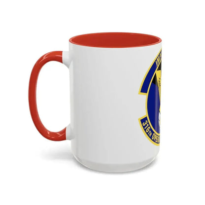 316th Operations Support Squadron (U.S. Air Force) Accent Coffee Mug - Go Mug Yourself