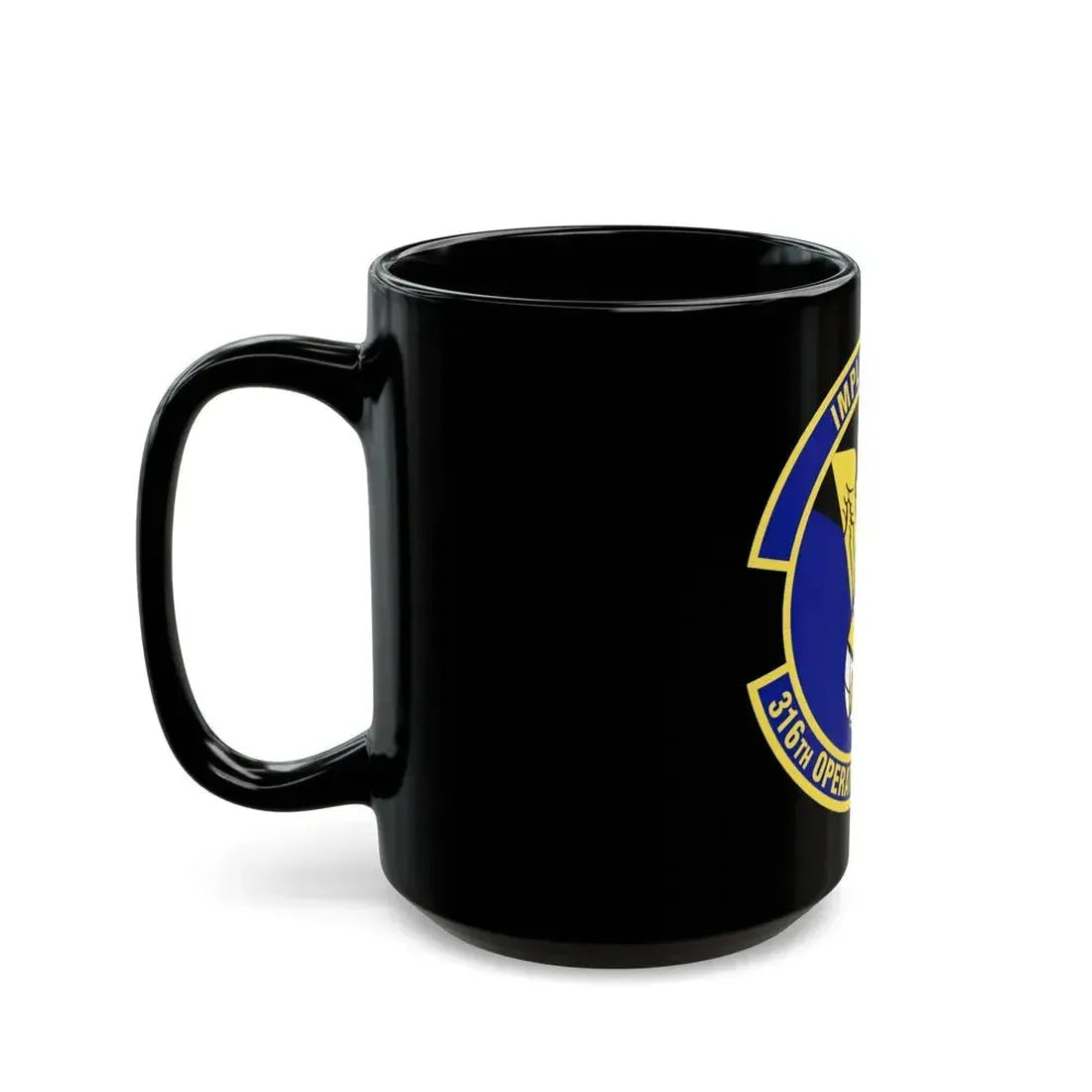 316th Operations Support Squadron (U.S. Air Force) Black Coffee Mug - Go Mug Yourself
