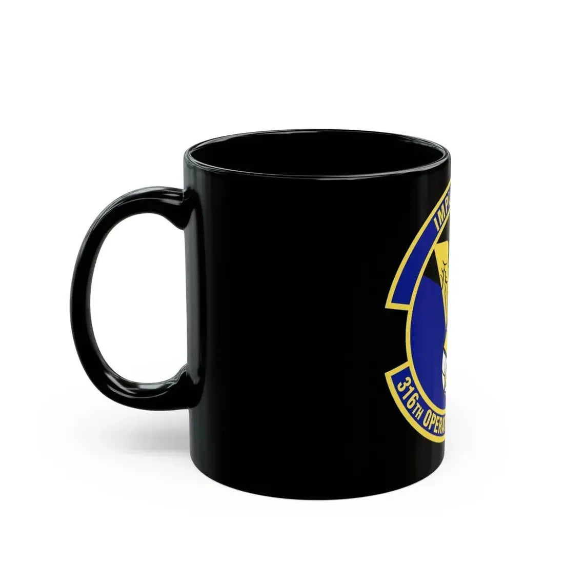 316th Operations Support Squadron (U.S. Air Force) Black Coffee Mug - Go Mug Yourself