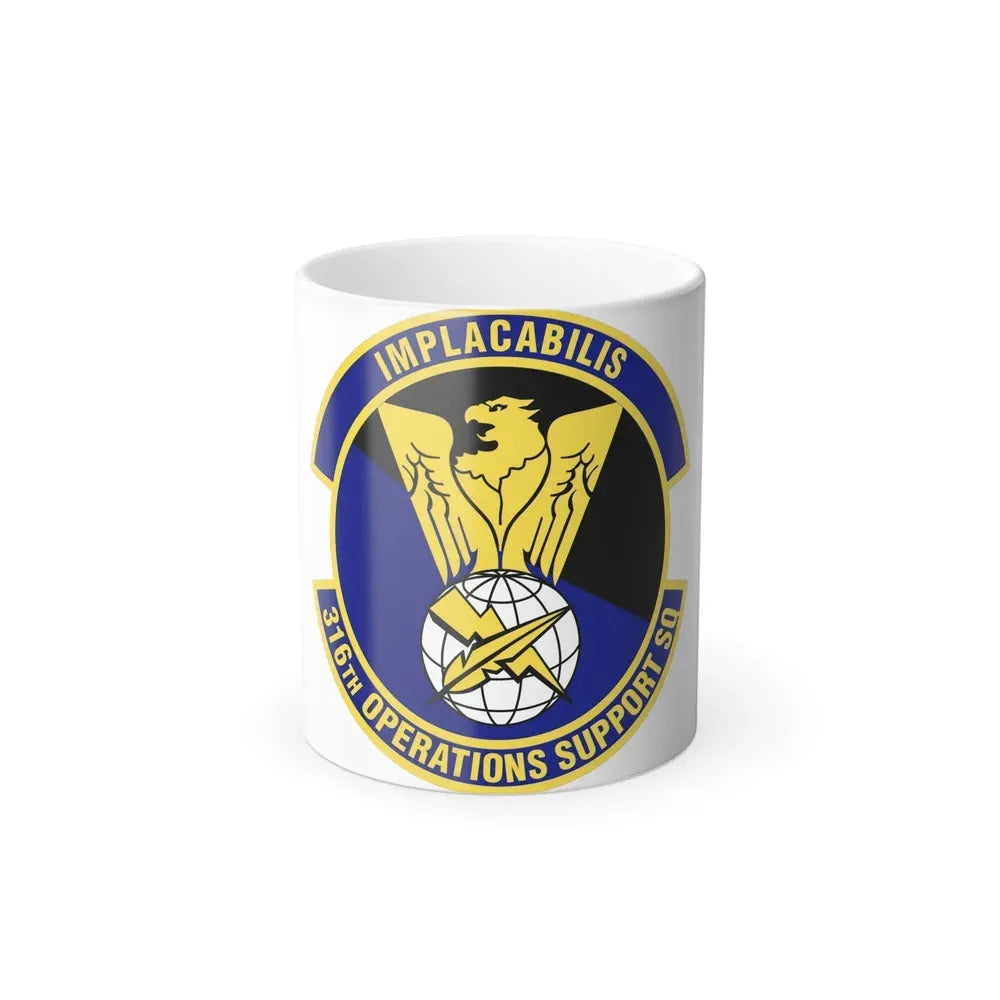 316th Operations Support Squadron (U.S. Air Force) Color Changing Mug 11oz - Go Mug Yourself