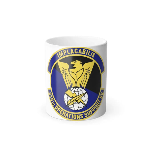 316th Operations Support Squadron (U.S. Air Force) Color Changing Mug 11oz - Go Mug Yourself