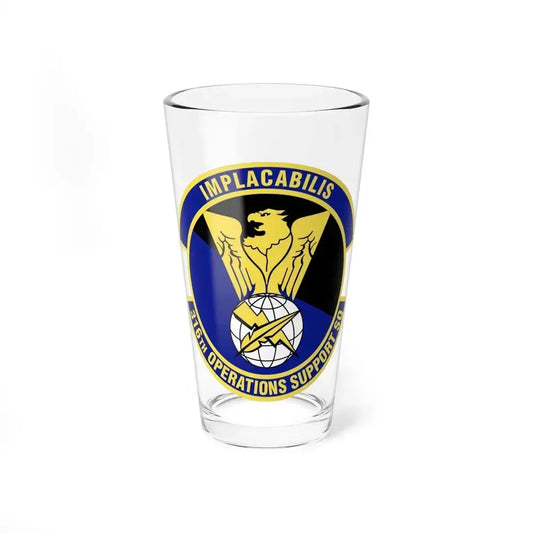 316th Operations Support Squadron (U.S. Air Force) Pint Glass 16oz 16oz - Go Mug Yourself