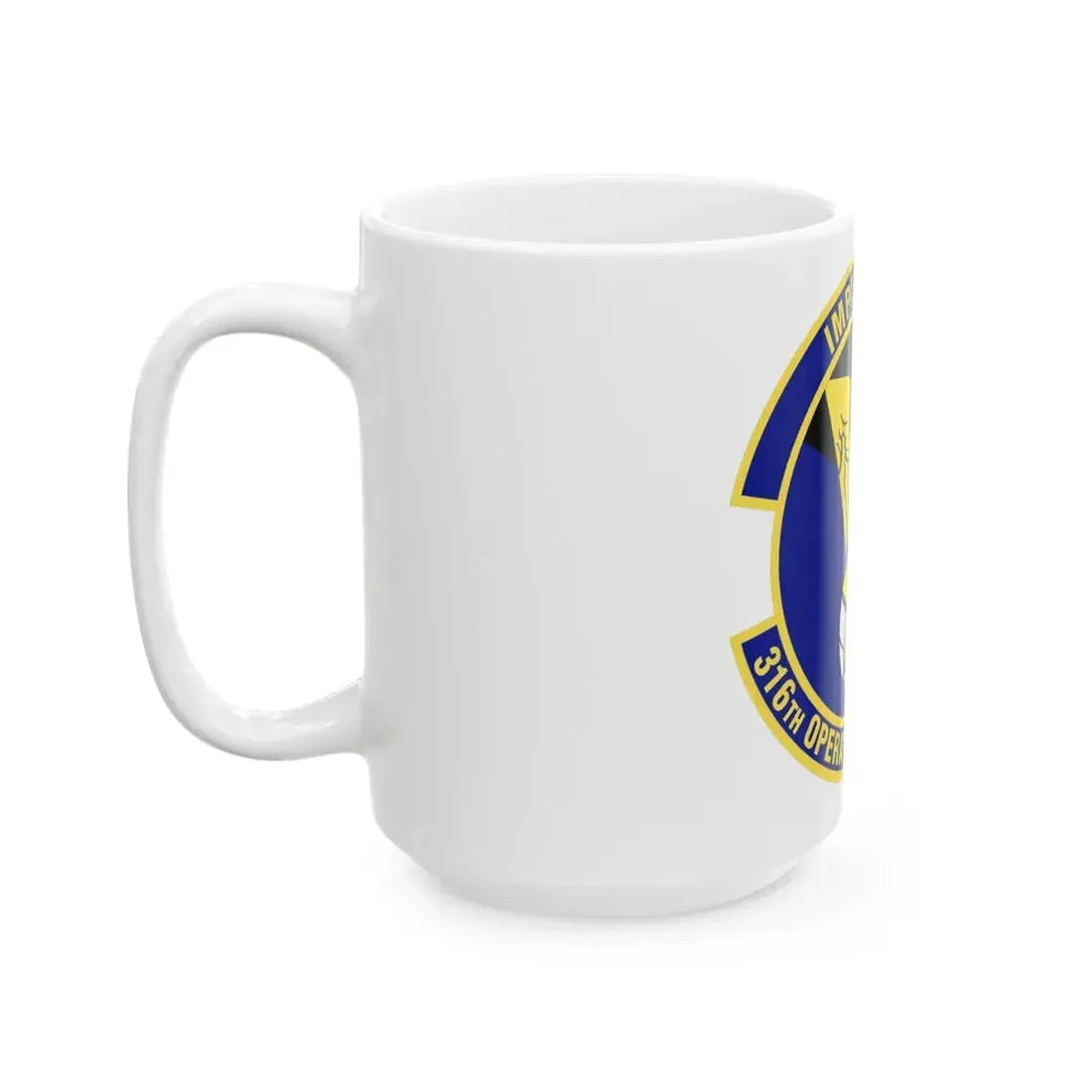 316th Operations Support Squadron (U.S. Air Force) White Coffee Mug - Go Mug Yourself