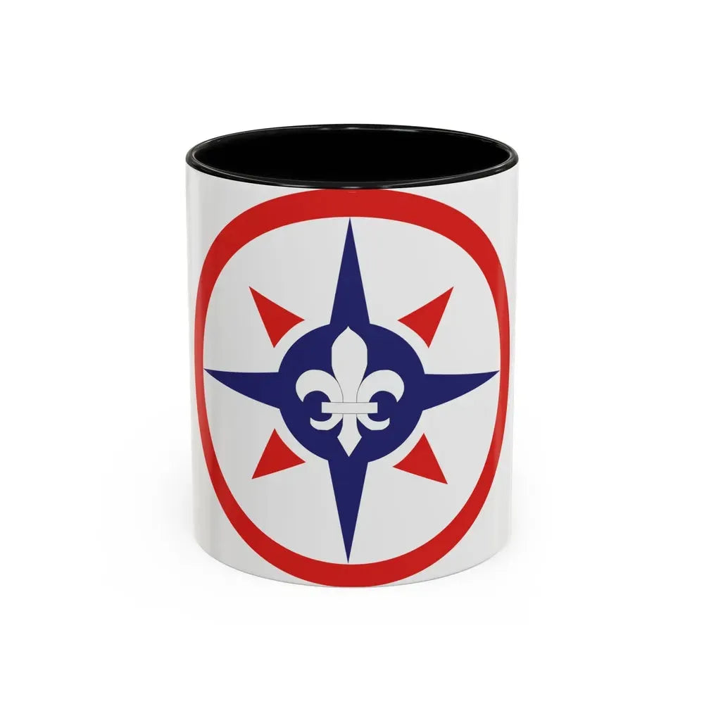 316th Sustainment Command Expeditionary (U.S. Army) Accent Coffee Mug 11oz Black - Go Mug Yourself
