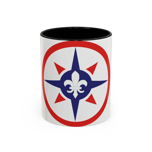 316th Sustainment Command Expeditionary (U.S. Army) Accent Coffee Mug 11oz Black - Go Mug Yourself