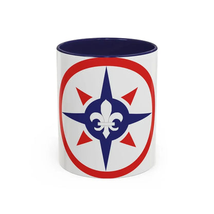 316th Sustainment Command Expeditionary (U.S. Army) Accent Coffee Mug 11oz Navy - Go Mug Yourself