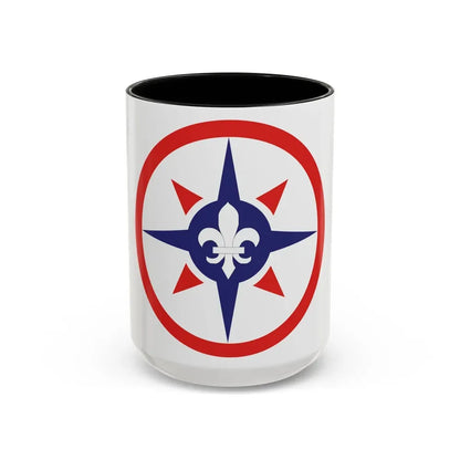 316th Sustainment Command Expeditionary (U.S. Army) Accent Coffee Mug 15oz Black - Go Mug Yourself
