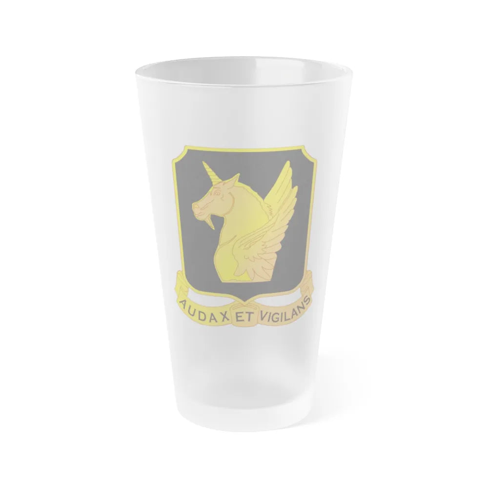 317 Cavalry Regiment (U.S. Army) Frosted Pint Glass 16oz-Go Mug Yourself