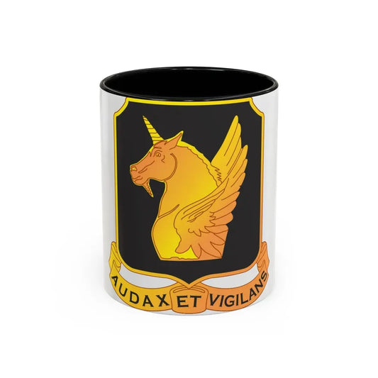 317 Cavalry Regiment (U.S. Army) Accent Coffee Mug 11oz Black - Go Mug Yourself