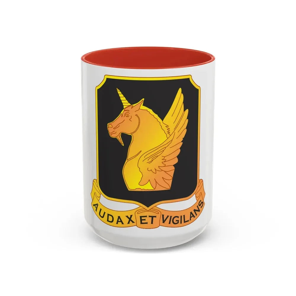 317 Cavalry Regiment (U.S. Army) Accent Coffee Mug 15oz Red - Go Mug Yourself