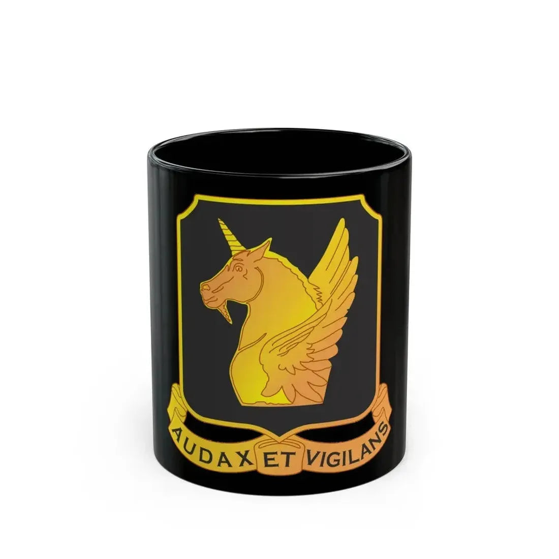 317 Cavalry Regiment (U.S. Army) Black Coffee Mug 11oz - Go Mug Yourself