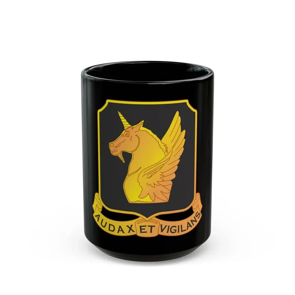 317 Cavalry Regiment (U.S. Army) Black Coffee Mug 15oz - Go Mug Yourself