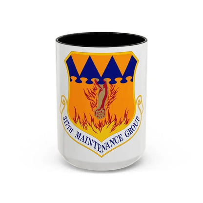 317 Maintenance Group AMC (U.S. Air Force) Accent Coffee Mug 15oz Black - Go Mug Yourself