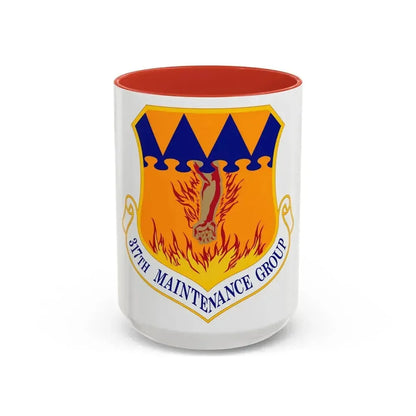 317 Maintenance Group AMC (U.S. Air Force) Accent Coffee Mug 15oz Red - Go Mug Yourself