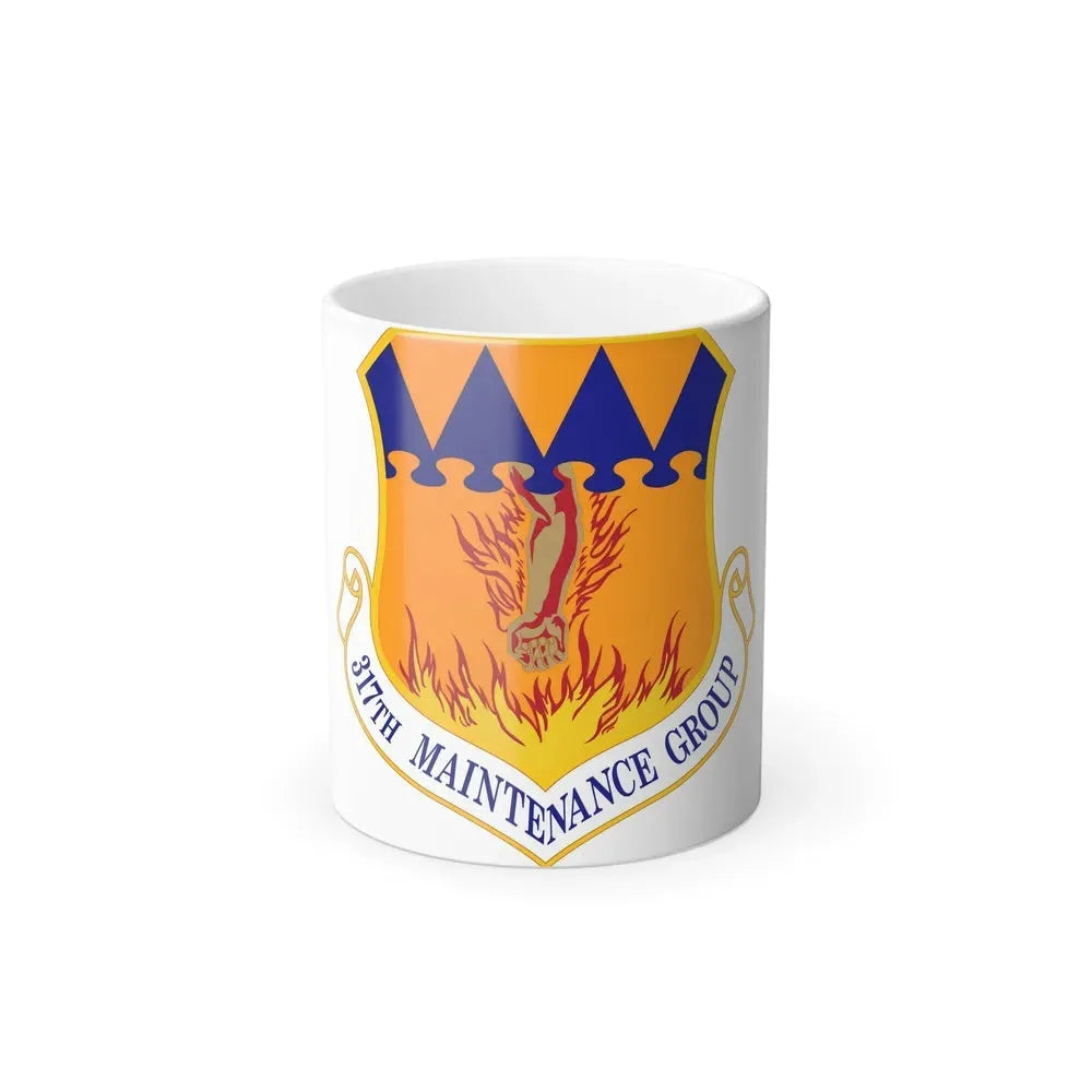 317 Maintenance Group AMC (U.S. Air Force) Color Changing Coffee Mug 11oz - Go Mug Yourself