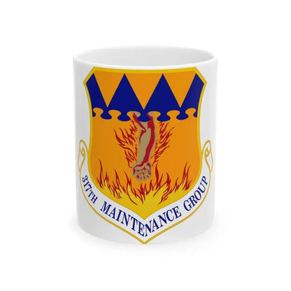 317 Maintenance Group AMC (U.S. Air Force) White Coffee Mug 11oz - Go Mug Yourself