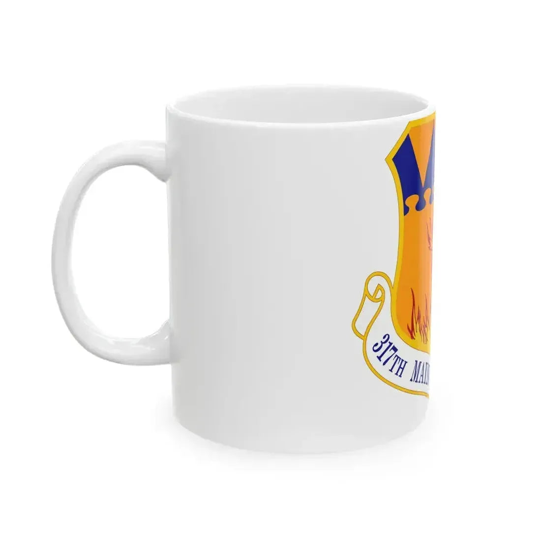 317 Maintenance Group AMC (U.S. Air Force) White Coffee Mug - Go Mug Yourself
