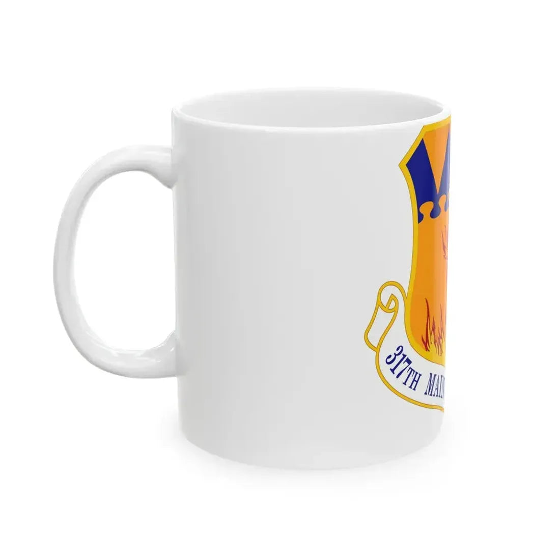 317 Maintenance Group AMC (U.S. Air Force) White Coffee Mug - Go Mug Yourself