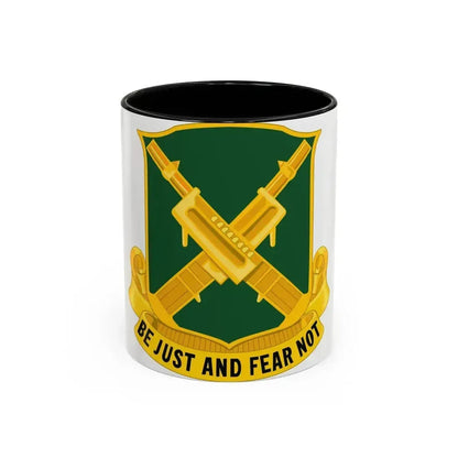 317 Military Police Battalion (U.S. Army) Accent Coffee Mug 11oz Black - Go Mug Yourself