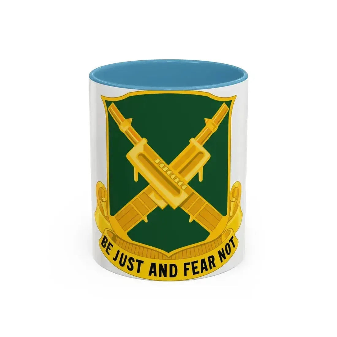 317 Military Police Battalion (U.S. Army) Accent Coffee Mug 11oz Light Blue - Go Mug Yourself