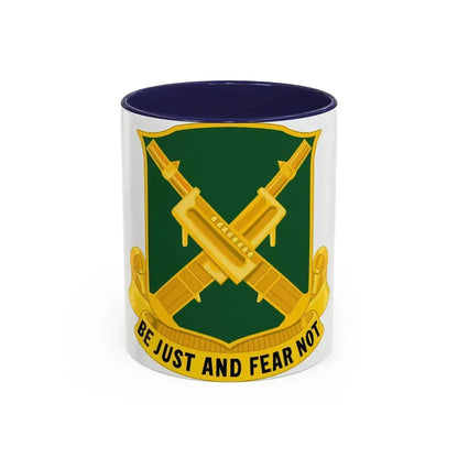 317 Military Police Battalion (U.S. Army) Accent Coffee Mug 11oz Navy - Go Mug Yourself