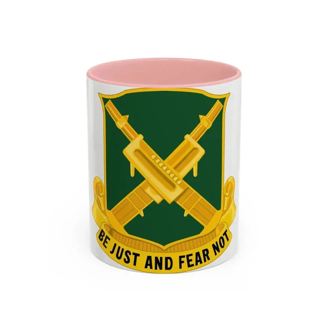 317 Military Police Battalion (U.S. Army) Accent Coffee Mug 11oz Pink - Go Mug Yourself