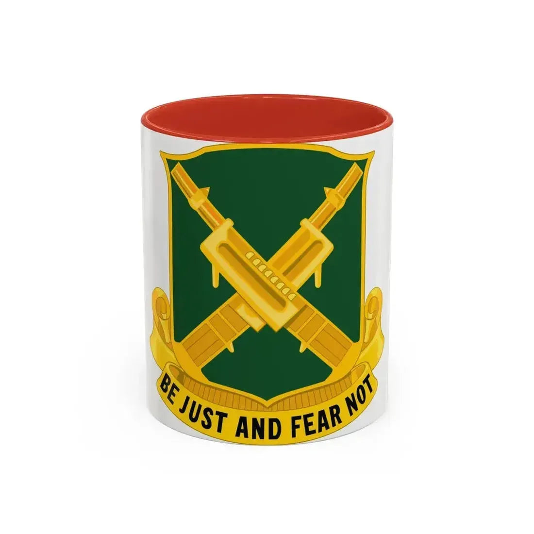 317 Military Police Battalion (U.S. Army) Accent Coffee Mug 11oz Red - Go Mug Yourself
