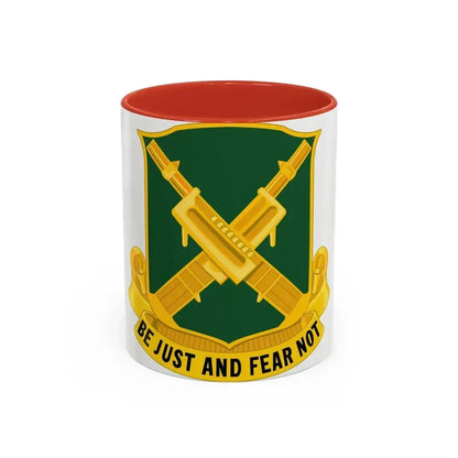 317 Military Police Battalion (U.S. Army) Accent Coffee Mug 11oz Red - Go Mug Yourself