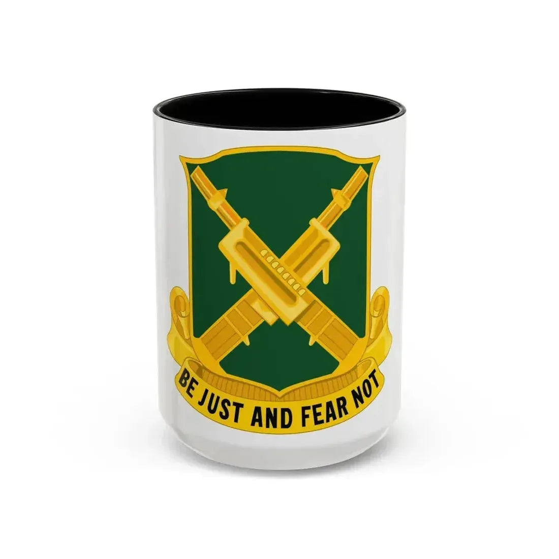 317 Military Police Battalion (U.S. Army) Accent Coffee Mug 15oz Black - Go Mug Yourself