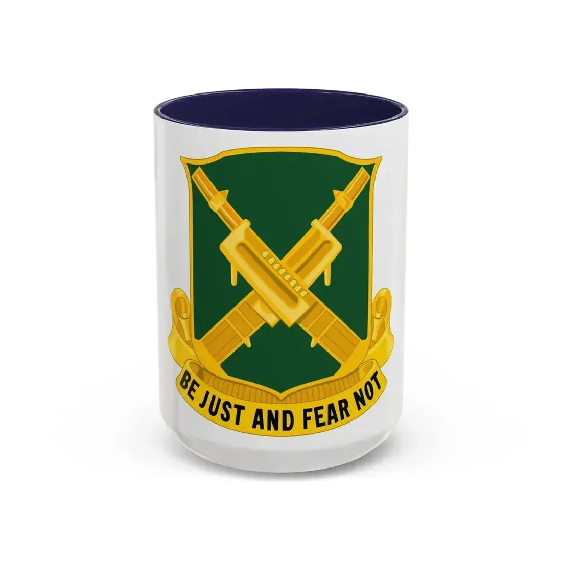 317 Military Police Battalion (U.S. Army) Accent Coffee Mug 15oz Navy - Go Mug Yourself