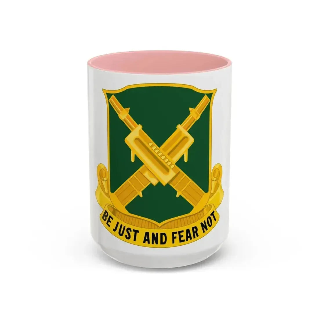 317 Military Police Battalion (U.S. Army) Accent Coffee Mug 15oz Pink - Go Mug Yourself