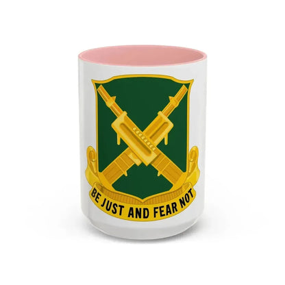 317 Military Police Battalion (U.S. Army) Accent Coffee Mug 15oz Pink - Go Mug Yourself