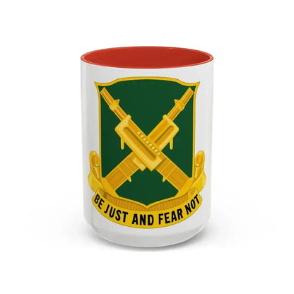317 Military Police Battalion (U.S. Army) Accent Coffee Mug 15oz Red - Go Mug Yourself