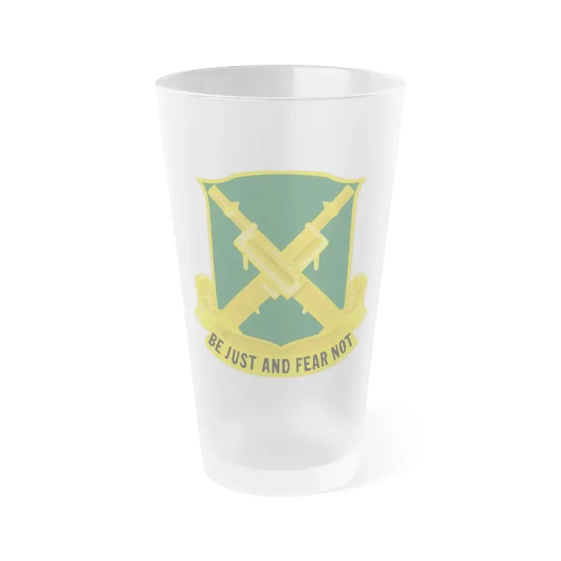 317 Military Police Battalion (U.S. Army) Frosted Pint Glass 16oz Default Title - Go Mug Yourself