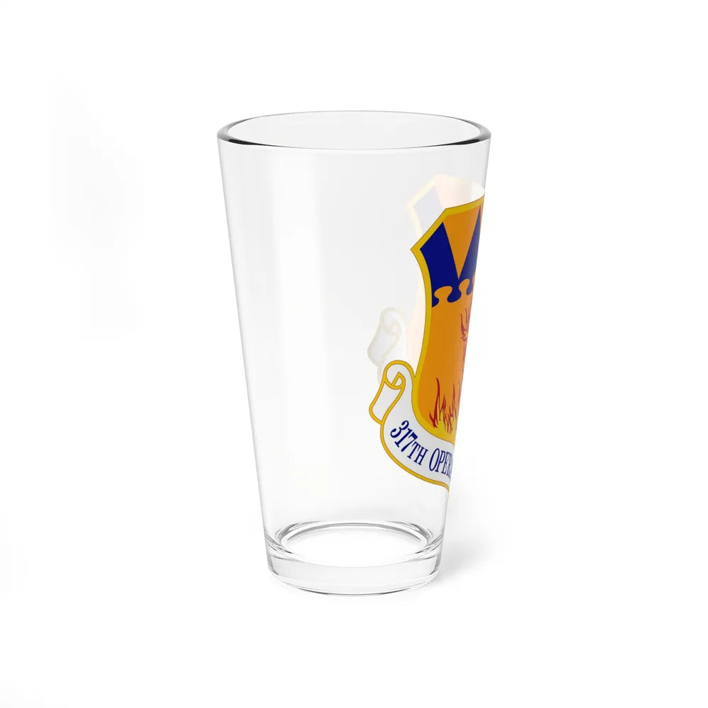 317 Operations Group AMC (U.S. Air Force) Pint Glass 16oz-Go Mug Yourself