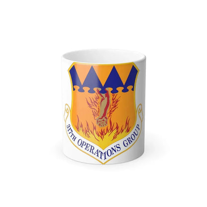 317 Operations Group AMC (U.S. Air Force) Color Changing Coffee Mug 11oz - Go Mug Yourself