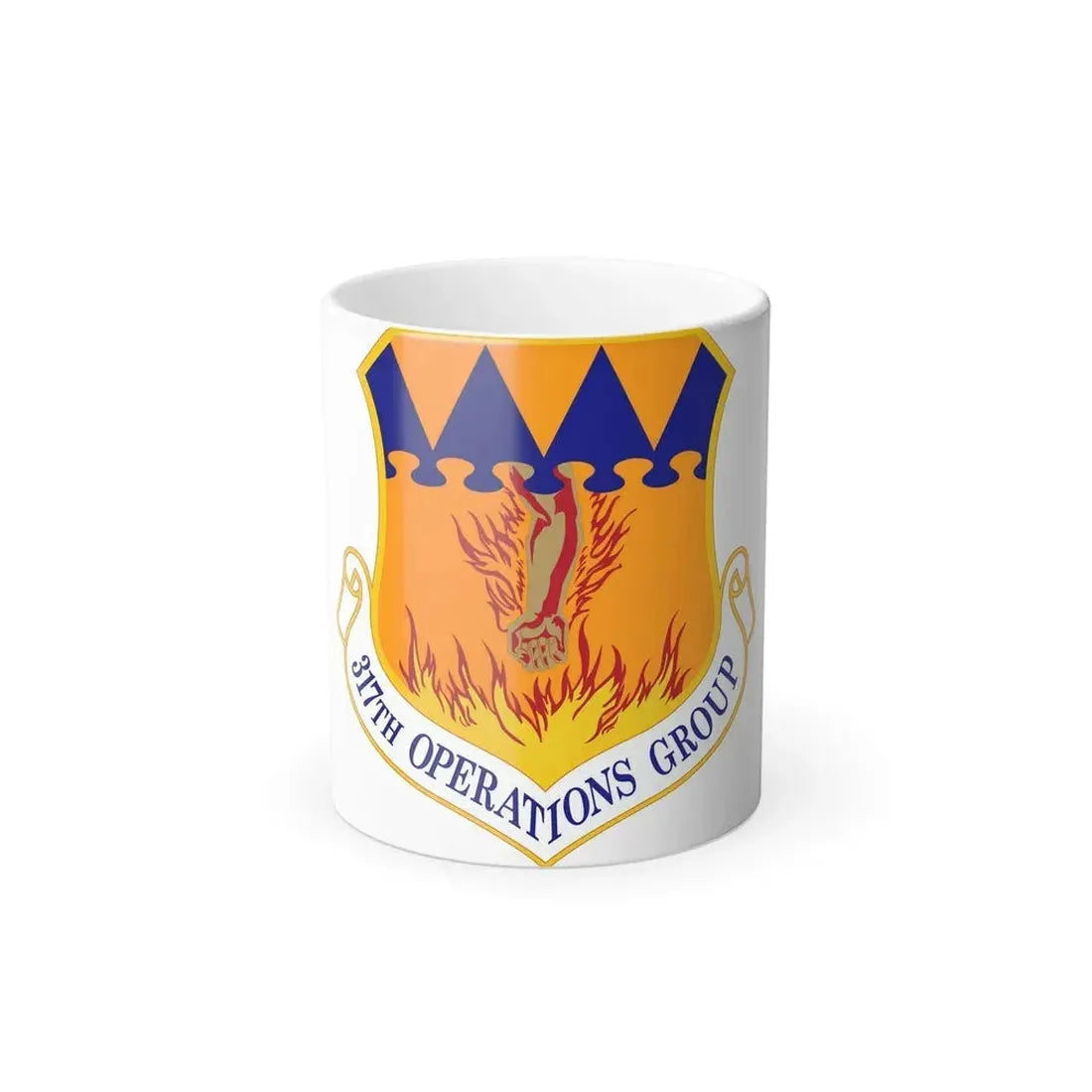 317 Operations Group AMC (U.S. Air Force) Color Changing Coffee Mug 11oz - Go Mug Yourself