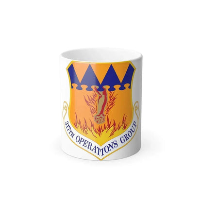 317 Operations Group AMC (U.S. Air Force) Color Changing Coffee Mug 11oz - Go Mug Yourself