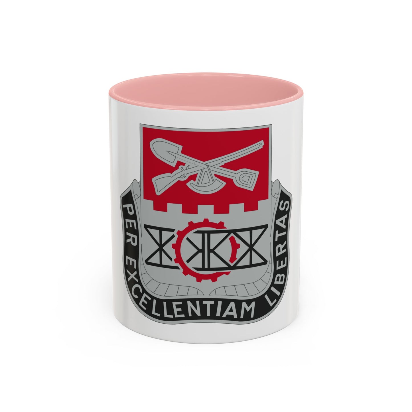 206 Engineer Battalion (U.S. Army) Accent Coffee Mug