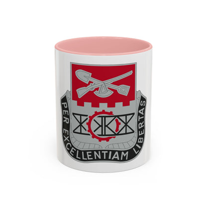 206 Engineer Battalion (U.S. Army) Accent Coffee Mug