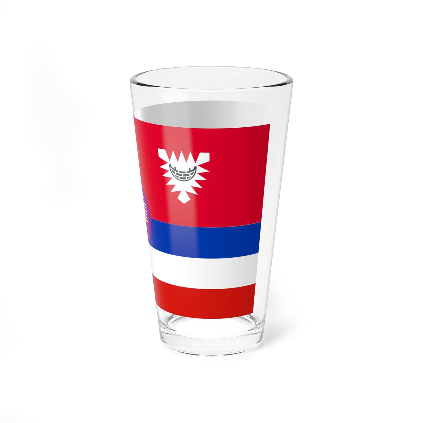 Flag of Kiel Wisconsin (United States) Pint Glass 16oz