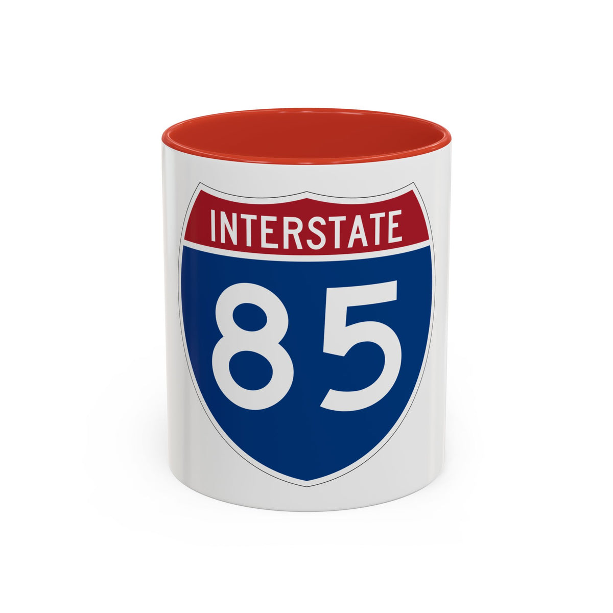 Interstate 85 (U.S. Highways) Accent Coffee Mug